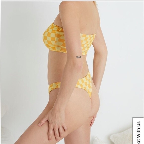 LA Hearts by PacSun Bralette Womens Large Crop Lounge Faded Tube Top Bralette B3 - Picture 5 of 8